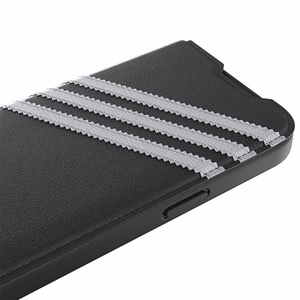 Adidas OR Viedtālruņa apvalks Booklet PU iPhone 14 Pro melns/balts 50196