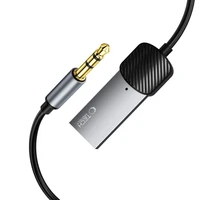 Tech-Protect UltraBoost audio adapteris mini jack 3.5mm (tēviņš) / Bluetooth - pelēks