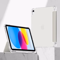 Tech-Protect SC Pen hibrīda apvalks iPad 10 / 2022 - pelēks - caurspīdīgs