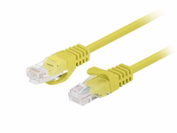 Fluke Passed Lanberg patchcord cat.6 UTP 0.25 m dzeltens 10-pack