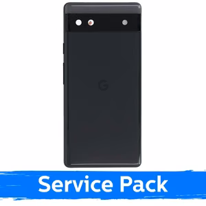 Задняя крышка для Google Pixel 6A, угольно-чёрный (Service Pack)