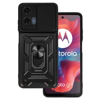 Viedtālruņa apvalks ar kameru aizsardzību Motorola Moto G24 melns