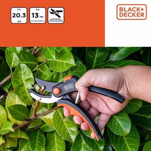 BLACK+DECKER sekators ar šķērveida asmeņiem, 20,3 cm