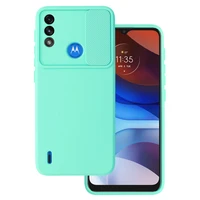 Camshield Soft viedtālruņa apvalks Motorola Moto E7 Power/E7i Power piparmētru krāsas