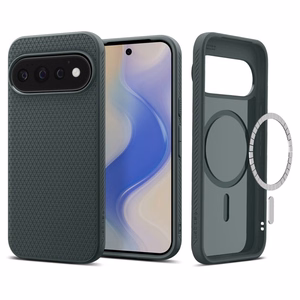 Spigen Liquid Air (Mag Fit) aizsargvāciņš Google Pixel 11 Pro, zaļš (Abyss Green)