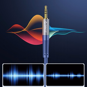 Orico AXRF audio cable mini jack 3.5 mm to 2x RCA female 2 m - blue