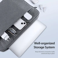 DUX DUCIS soma LBTC klēpjdatoram 13-13.9" Horizontāla rokas soma tumši pelēka