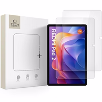 Tech-Protect Glass Fit+ komplekts (2 gab.) ar temperētu stiklu paredzēts Xiaomi Redmi Pad 2 11.0 / SE 11.0 - caurspīdīgs