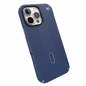 Speck Presidio2 Grip vāciņš ar MagSafe un ClickLock iPhone 16 Pro Max tālrunim, Coastal Blue/Dust Grey