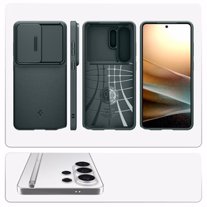 Spigen Optik Armor maciņš priekš Samsung Galaxy S26 Ultra - zaļš
