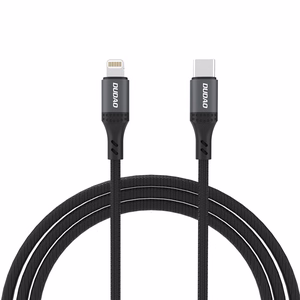 Dudao L3CL USB-C - Lightning 30W 1.2m pīts kabelis - melns