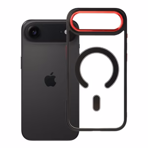 Viedtālruņa apvalks COLOR EDGE MAG COVER saderīgs ar MagSafe IPHONE 17 Air - melns sarkans