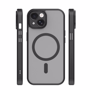 Mag Matt maciņš iPhone 15 6,1" melns