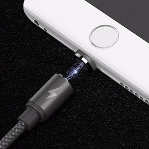 USB kabelis Remax RC-095i brūns Lightning 100cm (ar noņemamu magnētisko savienotāju)