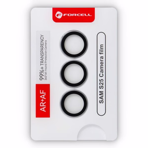 Camera glass to Samsung S25 Forcell Premium silver