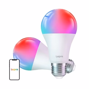 LEPRO B2-2 E27 Wi-Fi LED spuldze, 1100 lm, 2 gab.