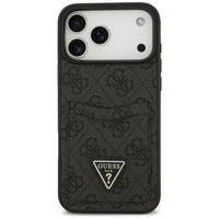Guess 4G Nauble Card Triangle apvalks iPhone 17 Pro Max - melns