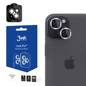 3mk Lens Protection Pro Kameras vāciņš rozā iPhone 15 Plus