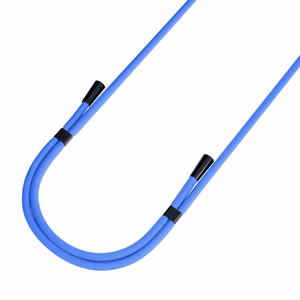 3mk EasyClip tālruņa aukliņa, zila (melnas krāsas furnitūra)