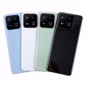 Aizmugures vāciņš saderīgs ar Xiaomi 13 melns (ar kameras objektīvu) OEM