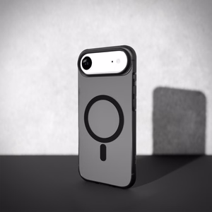 Puro Daylight ar MagSafe saderīgs silikona viedtālruņa apvalks iPhone 17 Air – caurspīdīgs melns