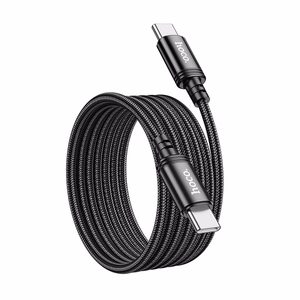Кабель USB C to USB C Hoco 3A 60W 2 m X89 черный