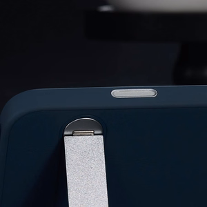 Moshi Kameleon MagSafe vāciņš ierīcei iPhone 17 Pro Max, ar statīva funkciju, “Midnight Gray” krāsā