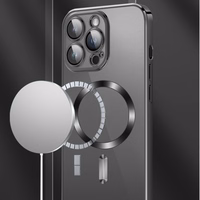 Wozinsky elektroapzeltīts MagSafe viedtālruņa apvalks Samsung Galaxy S24 FE - melns