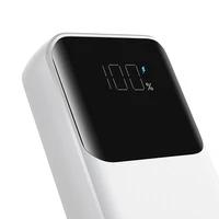 Mini portatīvais lādētājs Joyroom JR-PBC06 30W 10000mAh ar iebūvētiem kabeļiem (balts)