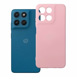 Maciņš Motorola G57 / G57 Power Silicone (krāsa: pūderrozā)