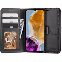 Tech-Protect Wallet viedtālruņa apvalks Samsung Galaxy M15 5G - melns