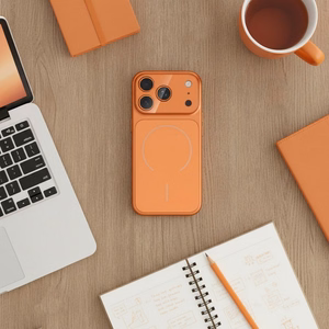 Maciņš MAKE 17 compatible with MagSafe IPHONE 13 cosmic oranžs