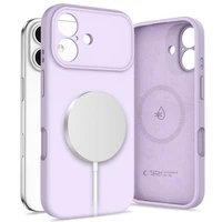 Tech-Protect Silicone magnētiskais viedtālruņa apvalks iPhone 17 - violets