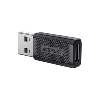 Acefast J2 USB-C 3.0 (sieviešu) uz USB-A 3.0 (vīriešu) 5Gb/s adapteris - melns