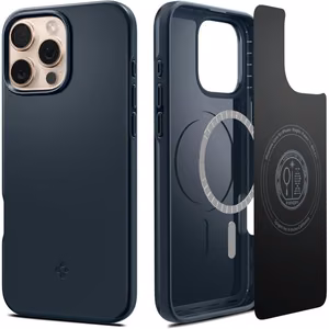 Spigen Thin Fit Magnētiskais viedtālruņa apvalks iPhone 16 Pro Max - tumši pelēks