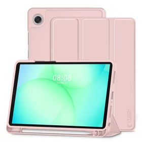 TechProtect SmartCase Pen maciņš Samsung Galaxy Tab A9 / A11 8.7 rozā