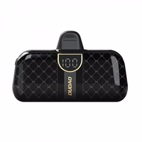 Power Bank Dudao "K20SL" Melns 5000mAh + iebūvēts Lightning savienojums