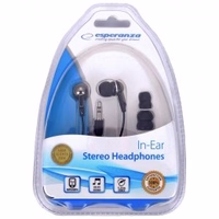 Esperanza EH125 headphones/headset In-ear melns,Graphite