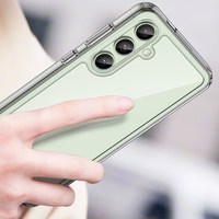 Kosmosa viedtālruņa apvalks ar gēla rāmi Samsung Galaxy S24 FE - caurspīdīgs