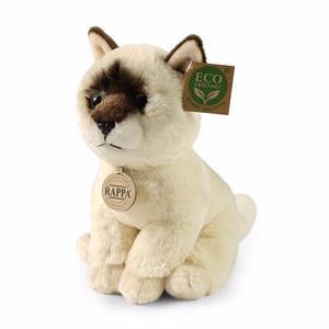 Rappa Soft Collection videi draudzīga reālistiska plīša rotaļlieta – sēdošs Ragdoll kaķis, 23 cm