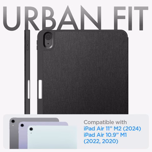 Spigen Urban Fit planšetdatora apvalks iPad Air 10.9'' 4/5 2020-2022 / 11.6'' 2024 - melns (m)