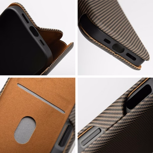 FOLIO Sānu magnētiskais grāmatas apvalks XIAOMI REDMI NOTE 14 5G brūns