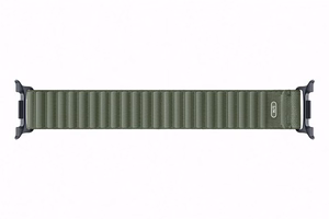 Samsung SVL32SG Fabric Band (S/M) auduma siksniņa Galaxy Watch9 un Galaxy Watch8 pulksteņiem, olīvzaļa