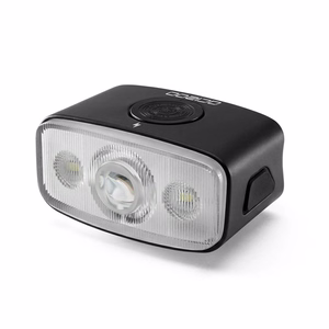Rockbros QC1200 priekšējais velosipēda lukturis, 1200lm, USB-C – krāsa: melna