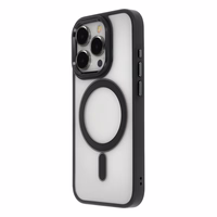 Satin Elegant Magnētiskais apvalks iPhone 14 Pro 6,1" melns