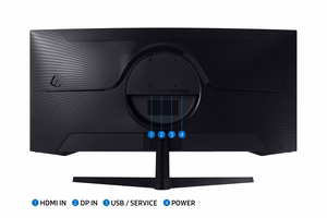 Samsung G55T monitors 86,4 cm (34") 3440 x 1440 pikseļi UltraWide Quad HD LED melns