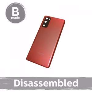 Aizmugurējais vāks saderīgs ar Samsung G780 S20 FE / Cloud Red / ar kameras lēcu 100% oriģināls (9/10 izjaukts)