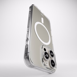 Puro Impact Clear D3O MagSafe silikona apvalks iPhone 16 Pro - caurspīdīgs