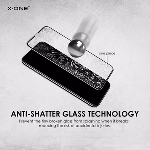 X-ONE Full Cover Extra Strong Matte - for iPhone 13/13 Pro/14/16e / 17e tempered glass 9H