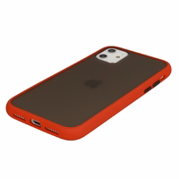 Viedtālruņa apvalks Vennus Color Button Bumper priekš Samsung Galaxy S21 Plus - sarkans